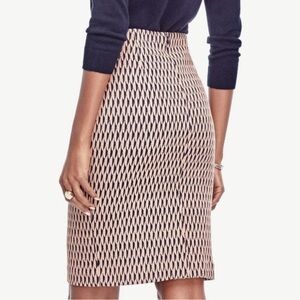 Ann Taylor Geometric Rosebud Color Pencil Skirt NEW W TAGS 2P FREE SHIPPING